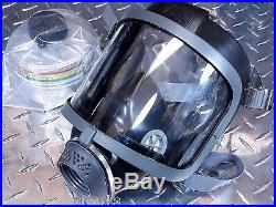 Scott/SEA 40mm NATO Gas Mask Kit withcase, amp & NBC/CBRN Filter ALL NEW exp 2022