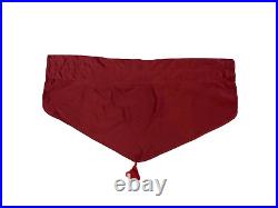 Set 8 JC Penney Curtains & Valances Window Treatments Drapes Dark Red Decorator