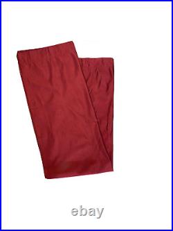 Set 8 JC Penney Curtains & Valances Window Treatments Drapes Dark Red Decorator