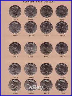 Set / Collection Kennedy Halves 1964 2018 PD complete all BU 102 coins not proof