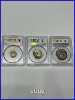 Set Of 3 PCGS Graded Coins 1954-s. 10.25 &. 50 All 3 From An Orig Mint Set Set Of 3 PCGS Graded Coins 1954-s. 10.25 &. 50 All 3 From An Orig Mint Set