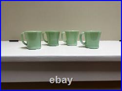 Set Of 4 Fire King Jadeite Mug D Handle Vintage Set Of 4 Fire King Jadeite Mug D Handle Vintage