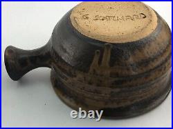 Set of 2 George Scatchard Stoneware Lug Handle Bowsl VT Pottery 5.5 x 3