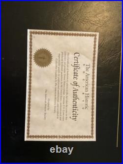 Set of uncirculated colorized American statehood Quarters all 50 states