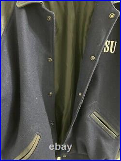 Settlemiers Penn State Nittany Lions PSU Varsity Jacket Size 48 Long