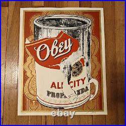 Shepard Fairey All City Propaganda 2005 Obey Giant Soup Can I 1 Print Poster
