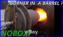 Silicon Carbide all fuel forge burner, foundry, kiln burner high velocity burner