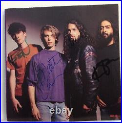 Soundgarden Badmotorfinger Signed All Four A&M Records 1991 Autographed Cornell