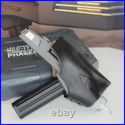 Star Trek TOS Leather Phaser Holster, Wand, Playmates Assault, P2 Midgrade, All