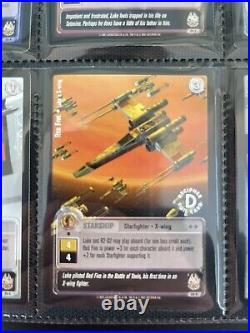 Star Wars TCG Decipher 2001- 152/154 All Cards Near Mint 16 Foils