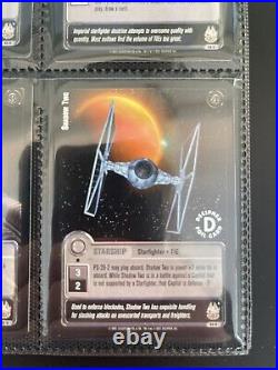 Star Wars TCG Decipher 2001- 152/154 All Cards Near Mint 16 Foils