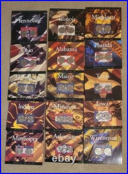 State Quarters Coins of America US Minted Quarter Dollar Set. All Uncirculated