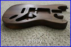 Stratocaster Style Guitar Body Chambered All Walnut Construction