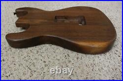 Stratocaster Style Guitar Body Chambered All Walnut Construction