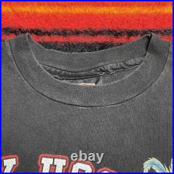 Sz XL- Vintage Harley Davidson Daytona Beach 91' hog shirt men's black biker USA