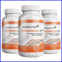 TESTOSTERONE Booster For Men with EstroBlock 3 Bottle Special + FREE Shipping