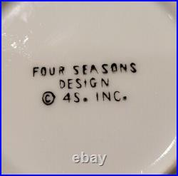 THE FOUR SEASONS Restaurant Ware THREE(3) FALL Butter Pat Dishes 4S. INC. NYC