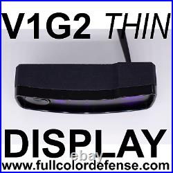 THIN ALL RED V1G2 GEN2 Valentine One Concealed Display! Rear or Side Cord