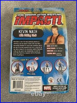 TNA MARVEL TOYS KEVIN NASH MOC BNIB MATTEL HASBRO JAKKS Pro Wrestling Figure