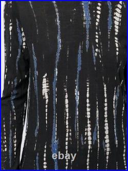 T-Shirt Top Blouse Proenza Schouler Tie Dye Long Sleeved 100% Cotton Multi