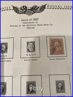 The All American Stamp Album 1847-1972 With Several Collectible Stamps- See Photos