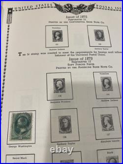The All American Stamp Album 1847-1972 With Several Collectible Stamps- See Photos