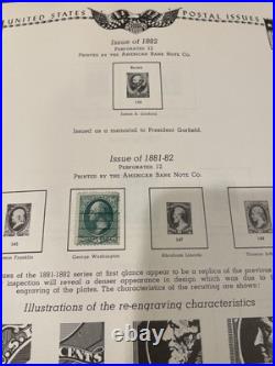 The All American Stamp Album 1847-1972 With Several Collectible Stamps- See Photos
