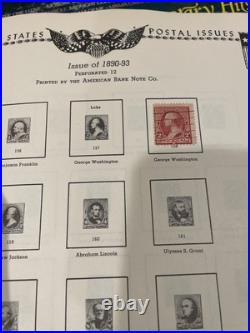 The All American Stamp Album 1847-1972 With Several Collectible Stamps- See Photos