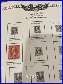 The All American Stamp Album 1847-1972 With Several Collectible Stamps- See Photos