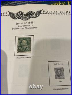 The All American Stamp Album 1847-1972 With Several Collectible Stamps- See Photos