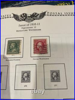 The All American Stamp Album 1847-1972 With Several Collectible Stamps- See Photos