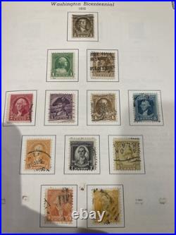 The All American Stamp Album 1847-1972 With Several Collectible Stamps- See Photos