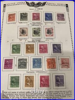 The All American Stamp Album 1847-1972 With Several Collectible Stamps- See Photos