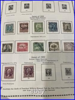 The All American Stamp Album 1847-1972 With Several Collectible Stamps- See Photos