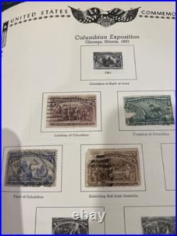 The All American Stamp Album 1847-1972 With Several Collectible Stamps- See Photos
