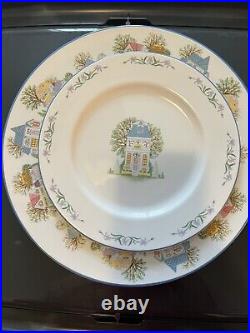 The Lenox Village Dinnerware Fine Porcelain, 6 Dinner And 6 Salad Plates