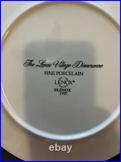 The Lenox Village Dinnerware Fine Porcelain, 6 Dinner And 6 Salad Plates