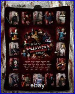 This Is My Horror Movie Blanket Michael Myers Halloween Blanket Gift For Fan