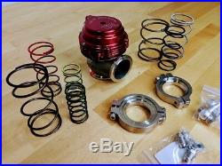 TiAL Sport MVR Wastegate with All Springs, Flanges & Clamps (44mm) RED MVR. R