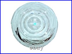 Tiffany and Co Emil Brost Art Glass Wave Crystal Bowl 7x11 Signed