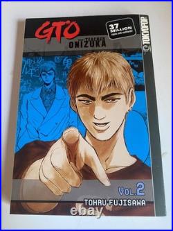 Tokyo Pop, GTO Great Teacher Onizuka Manga Volumes 1-13, Tohru Fujisawa, 2002-03