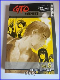 Tokyo Pop, GTO Great Teacher Onizuka Manga Volumes 1-13, Tohru Fujisawa, 2002-03