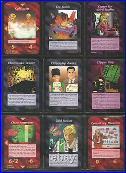 UNLIMITED 1995 COMPLETE ALL 409 Illuminati INWO Card Game NUKE EPIDEMIC
