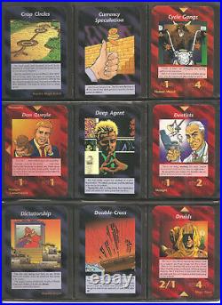UNLIMITED 1995 COMPLETE ALL 409 Illuminati INWO Card Game NUKE EPIDEMIC
