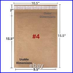 UOFFICE HoneyComb All Paper shipping Mailers (100 count, #4 9.5 X 13.5)