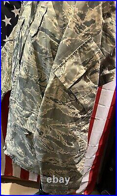 USAF Issue ABU Camouflage Gore-Tex Waterproof All Purpose Environmental Parka