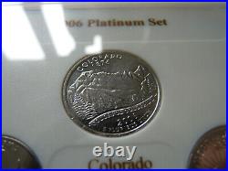 USA All 50 State + 6 Territories Quarters Complete Collection Platinum Refined
