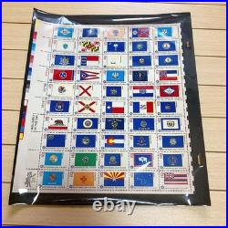 USA Bicentennial Stamp Sheet 50 State Flags 1976 Unused Collectible USA Bicentennial Stamp Sheet 50 State Flags 1976 Unused Collectible
