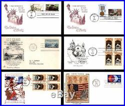 US 1940s 1990s Lot of 440 First Day Covers All Scanned Great Variety