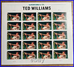US BASEBALL ALL-STARS 5 Sheets of 20 STAMPS FOREVER Mint Never Hinged